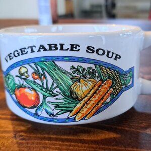 Vegetable soup mug
